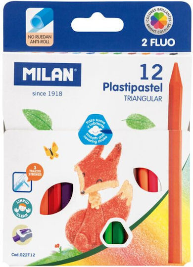 Milan Set de creioane colorate cu 12 culori