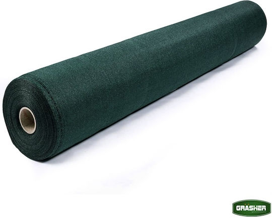 Grasher Ε125 Rectangular Plasă de umbră Verde pe Rulou 3x50m 125gr/m²