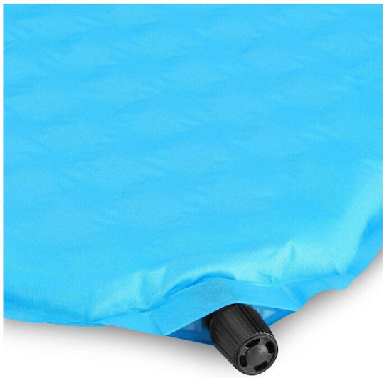 Spokey Air Pad Αυτοφούσκωτο Μονό Υπόστρωμα Camping Πάχους 2.5cm Μπλε