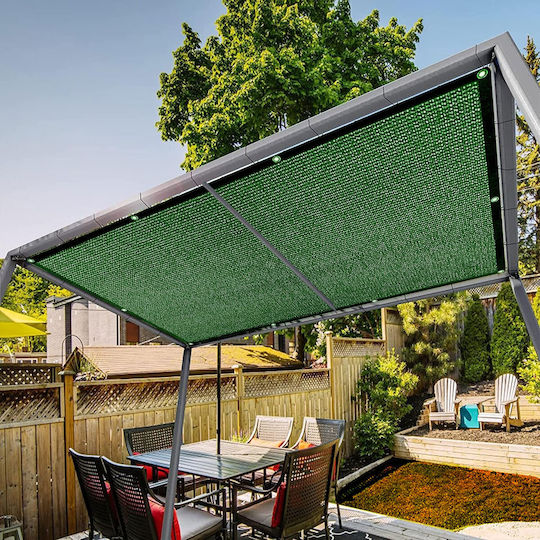 Dalimond Schattierungsnetz Grün Mit Hoop 4x5m 150gr/m²