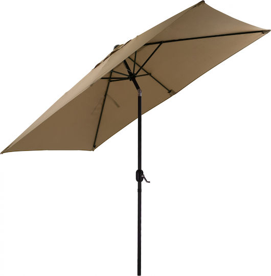 HomeMarkt Cambell Replacement Umbrella Fabric Brown 1.8x2.7m
