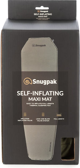 Snugpak Self Inflating Maxi Mat Самонадуване Единично Подложка за къмпинг С дебелина 2.5см в Зелен цвят