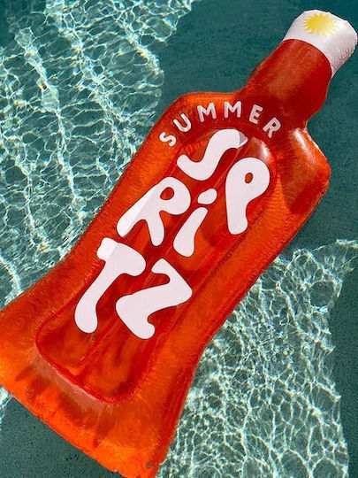 Sunnylife Sumper Spritz Pool-Luftmatratze und aufblasbares Fahrzeug Orange 200x70cm