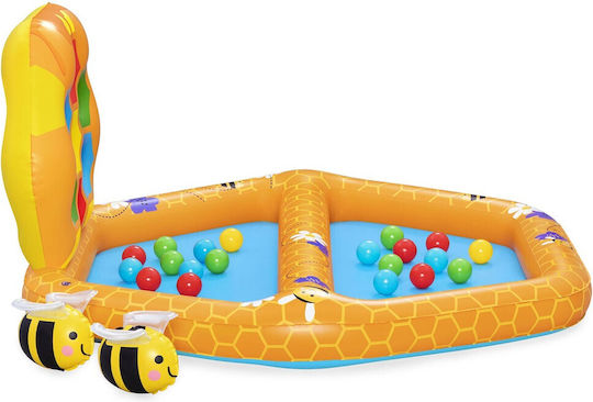 Bestway Φουσκωτό Lil' Beehive Baby Pool & Ball Pit για 2+ Ετών