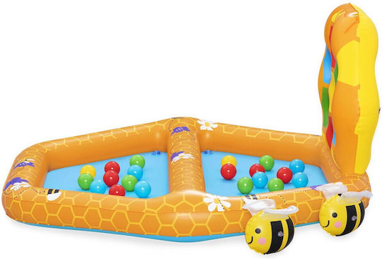 Bestway Φουσκωτό Lil' Beehive Baby Pool & Ball Pit για 2+ Ετών