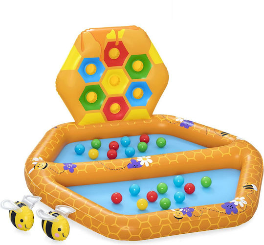 Bestway Φουσκωτό Lil' Beehive Baby Pool & Ball Pit για 2+ Ετών