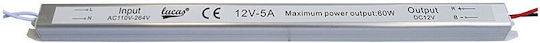 Lucas LED LED Power Supply Power 60W with Output Voltage 12V