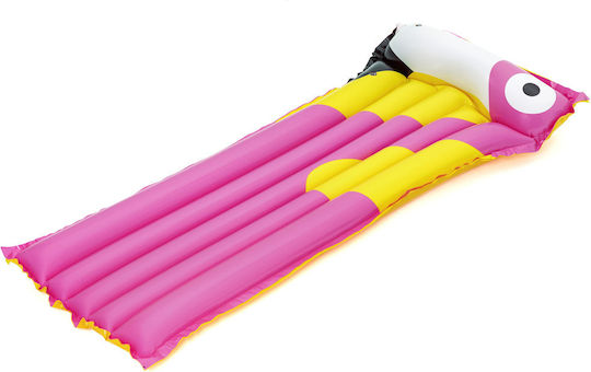 Bestway Tropical Bird Aufblasbares Pool-Luftmatratze Flamingo Rosa 183x76cm