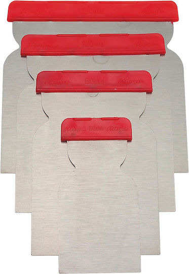 Morgan Spatulă Metalică Cu Mâner Din Plastic Set 4 Bucăți 29218