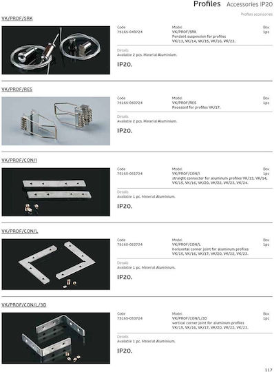 VK Lighting Montageaufhängung für Leuchten 75165-049724