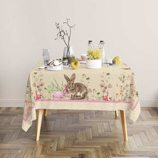 Ostertischdecke 100% Baumwolle 140x320cm Club Cotton Maddi