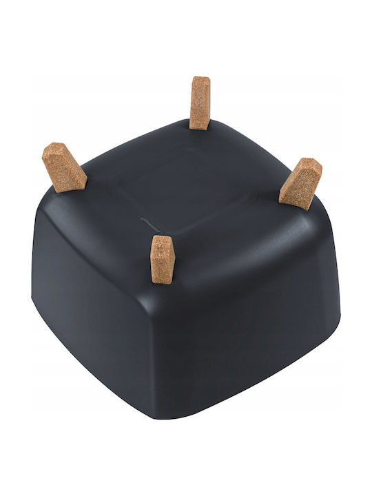 Prosperplast Gracia Planter Wooden Gray with Stand 4cm.