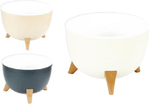 TnS Plant Pot Plastic White