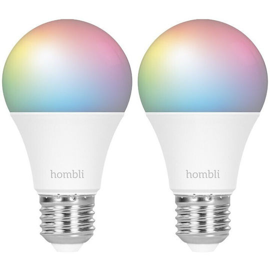 Hombli Λάμπες LED για Ντουί E27 Ρυθμιζόμενο Λευκό 2τμχ