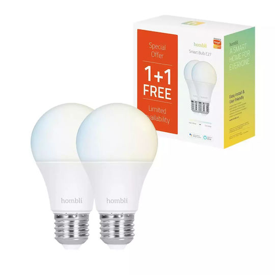 Hombli Smart Λάμπα LED 9W για Ντουί E27