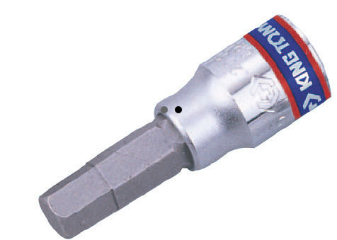 King Tony Bit-Stecknuss mit Inbusschlüssel-Bit und Antriebsvierkant 1/4'' Größe H8 1Stück