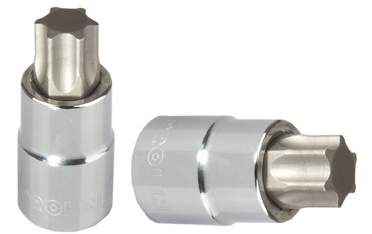 Proline Cheie tubulară cu Vârf Torx și Patrat de Prindere 1/2'' Dimensiune T30 1buc
