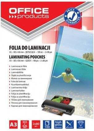 Apex Glossy Laminating Sheets A3 80 Microns 100 Pieces