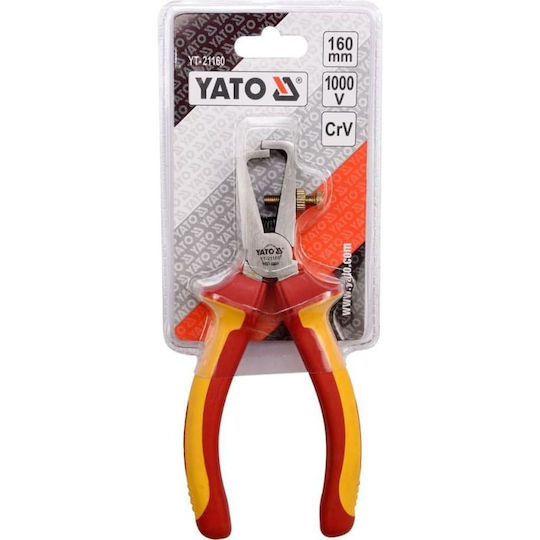 Yato Πένσα Απογύμνωσης Καλωδίων με Μήκος 160mm Απογυμνωτής Καλωδίων