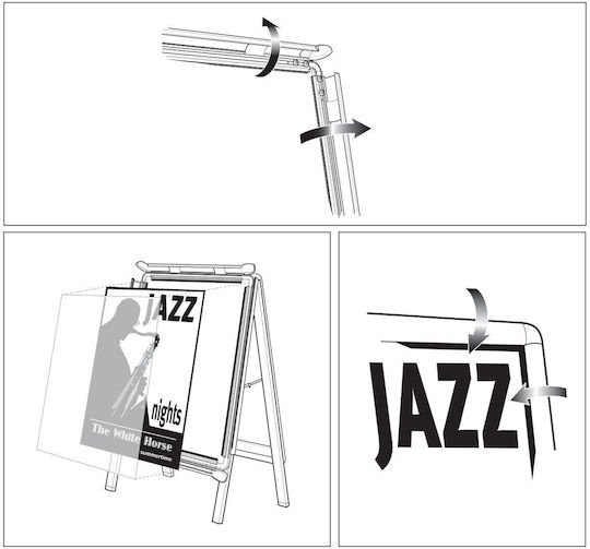 Nobo Magnetic Hanging Dry Erase Board 65x113.5cm