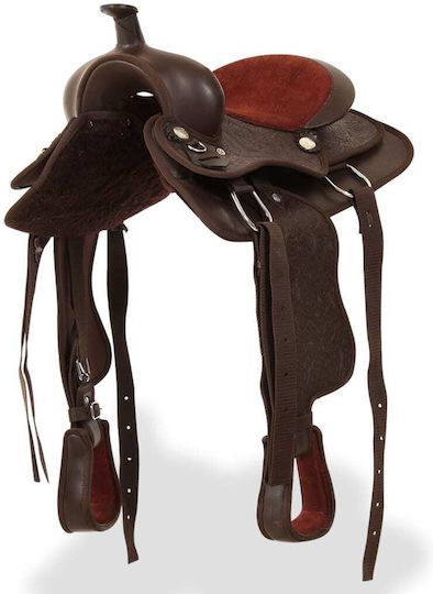 vidaXL Horse Saddle 33cm 91351