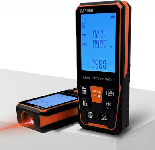 Harden Μέτρο Laser 581160 με Εύρος Μέτρησης 0.05m-60m