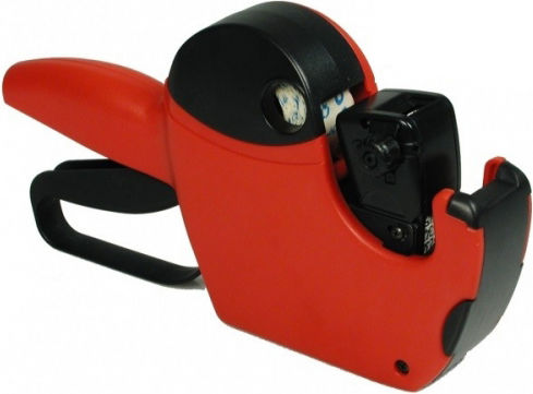 ICS Speedy DBH8 2112 Mechanical Handheld Label Maker 1 Row in Red Color