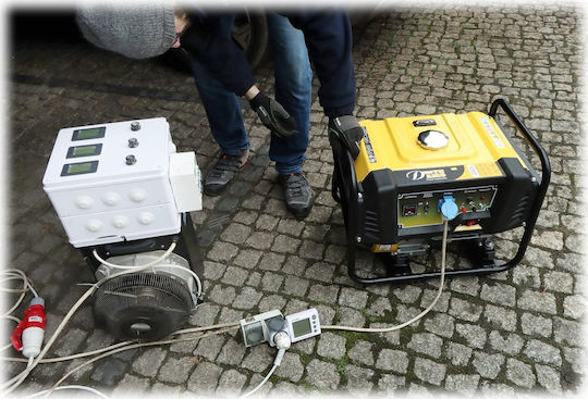 Delta Generators Benzin mit Kickstart