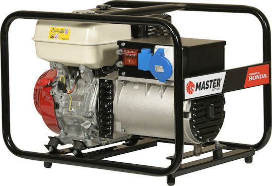 Master RG 8000 3PH AVR Generators Benzin mit Kickstart und maximaler Leistung 8.2kVA mit Robin EX40-Motor