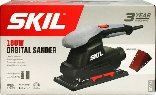 Skil 7338AA Electric Pulse Sander 160W with Suction System F0157338AA