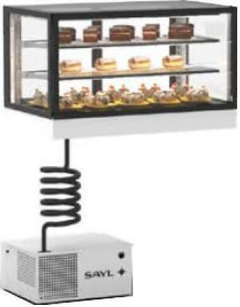 Sayl Barcelona Maintenance Showcase Tabletop with 4 Levels 60x60x65cm Integra