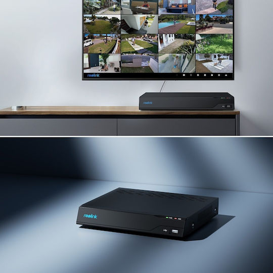 Reolink NVS16 Καταγραφικό NVR 16 Καναλιών με Ανάλυση 4K
