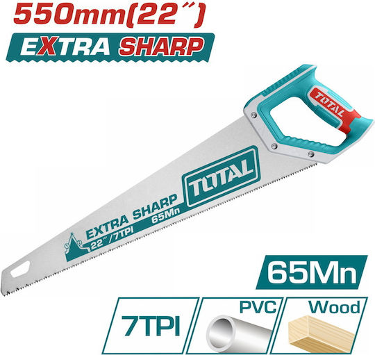 Total Πριόνι PVC 55cm THT55226