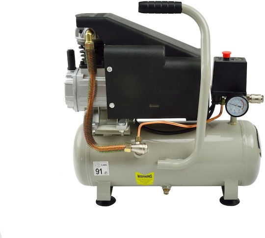 Geko Κομπρεσέρ Αέρος με Ισχύ 2hp και Αεροφυλάκιο 8lt