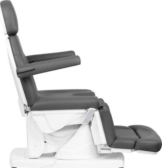 Activeshop Καρέκλα Αισθητικής Γκρι με Ρυθμιζόμενο Ύψος και Ηλεκτρική Ανύψωση