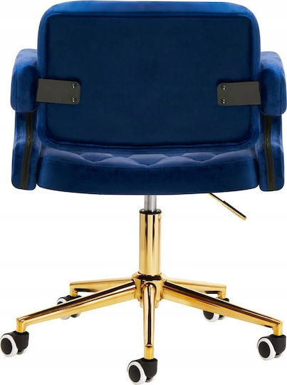 Friseurstuhl 4rico Qs-of213g Marineblau