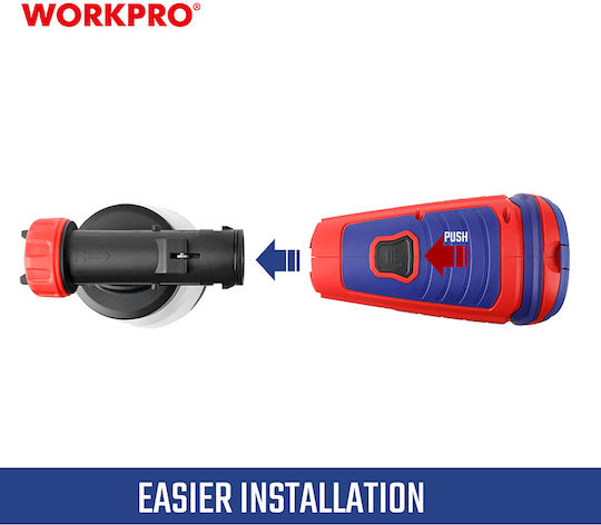 WorkPro WP397010 Ηλεκτρικό Πιστόλι Βαφής 20V Solo με Δοχείο 1.2lt