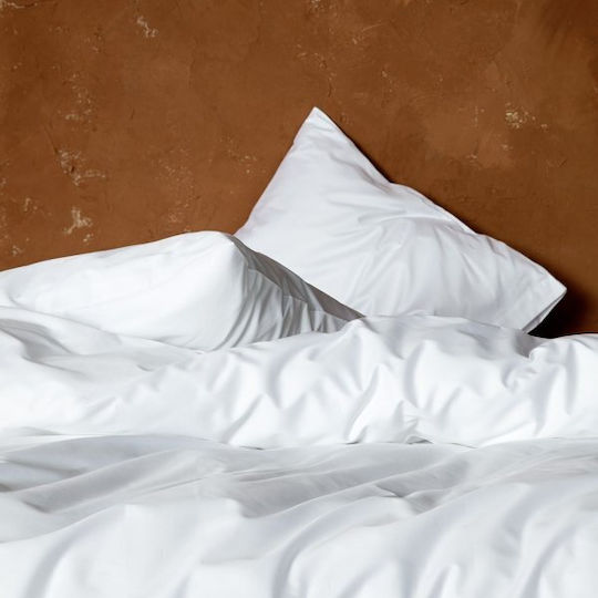 Sprintzio Hotel Sheet White Queen Size 240x280cm Cotton & Polyester 1pcs