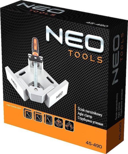 Neo Tools Fixed Countertop Vise Made of Steel with Maximum Opening 218mm