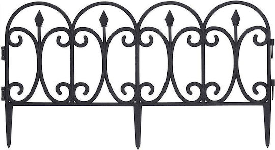 Progarden Plastic Panou de Gard în Culoarea Negru 60x60cm