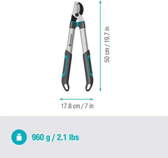 12030-20 Gardena Easycut S Ножица за клони с дълга дръжка