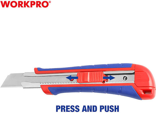 WorkPro Κοπίδι Φαλτσέτα Μοκέτας με Πλάτος Λάμας 18mm