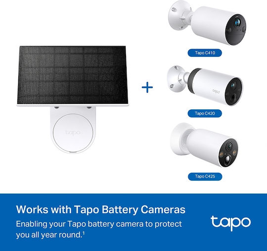 TP-LINK Слънчев панел на CCTV Системи Tapo A201