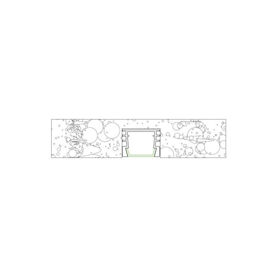 VK Lighting Aluminiumprofil für LED-Streifen 200cm