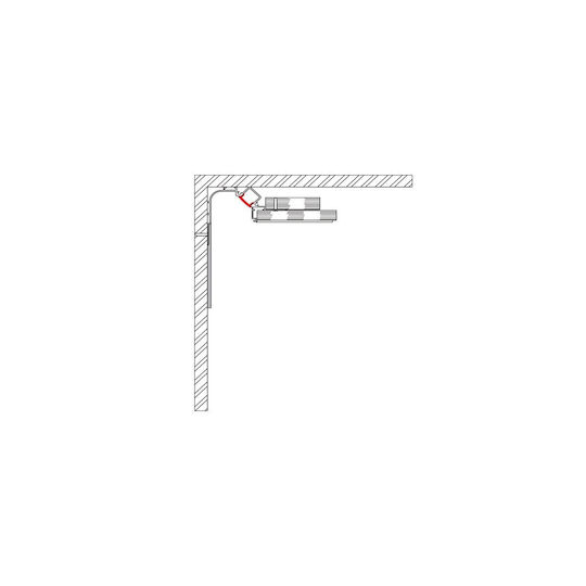 VK Lighting Προφίλ Αλουμινίου Ταινίας LED 200εκ.