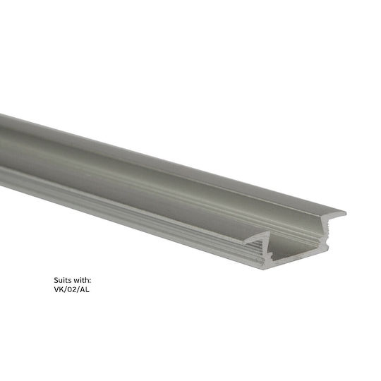 VK Lighting Алуминиев Профил за LED Лента 200x1.6x0.4см.