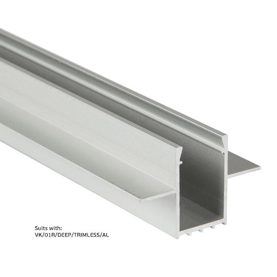 VK Lighting Алуминиев Профил за LED Лента 200x1.6x0.4см.