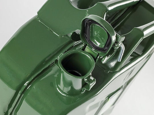 CarMotion Canistru De Combustibil Cu Două Locuri Din Plastic Cu Tub De Extensie 10lt Verde