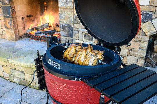 Kamado Joe Joetisserie Σούβλα Ψησταριάς με Μοτέρ 61cm για Big Joe
