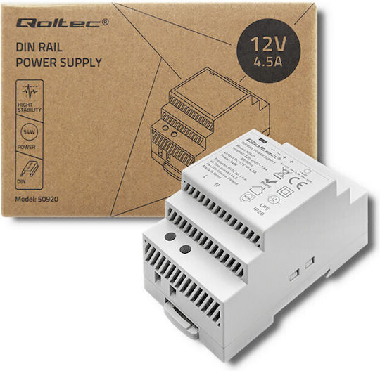 Qoltec Τροφοδοτικό Ράγας με Έξοδο 24V και Ισχύ 60W 2.5A